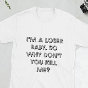 Beck T-Shirt Loser Lyrics Short-Sleeve Unisex | Cool Graphic Tee for Fans | Vintage Style, Casual Wear & Gifts