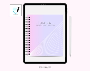 12 Months Productivity Digital Planner
