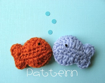 PATTERN- PDF- Little Fish- Crochet