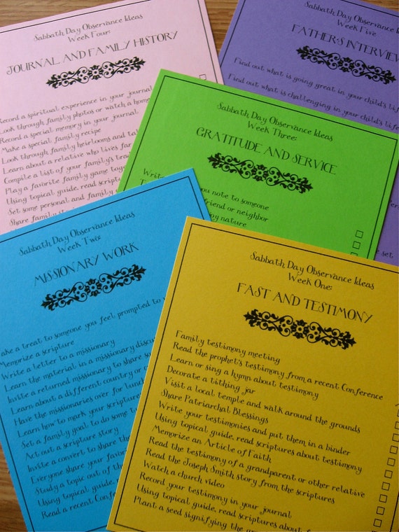 Printable Pdf Lds Sabbath Day Observance Program Etsy Printable Pdf Lds Sabbath Day Observance Program Etsy