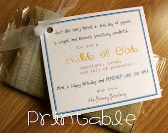 Printable PDF Chews the Right LDS Primary Birthday Gift | Etsy