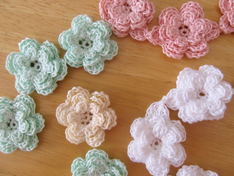 PATTERN PDF Vintage Flair Flower Necklace Crochet image 3