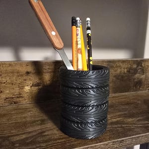 Tire Pencil Holder – Unique Desk Organizer for All Ages