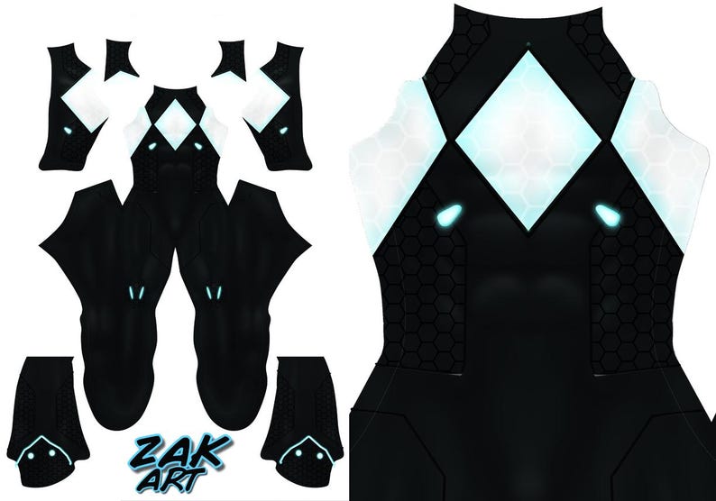 Neo Power Ranger Digital Patterns - Etsy