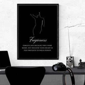 I am positive, printable affirmations, empowering women, digital prints, inspirational women, printable wall art,women, health and happiness