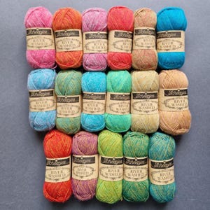 Scheepjes River Washed (50g/130m, cotton-acrylic blend)