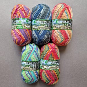 Opal Schafpate 15 Unter Bäumen filato per calze a 4 capi, 100 g/425 m
