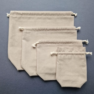 Sac en tissu cousu main/sac de projet/doublure de sac paresseux