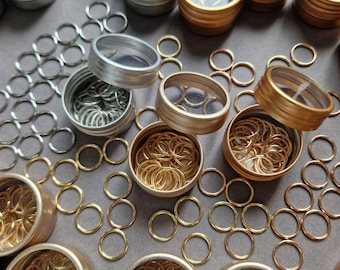 Juego de marcadores de puntos metálicos para tejer (20 uds)