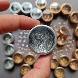 Metal Ring Stitch Markers for Knitting in Round Box (20 pcs) image 7