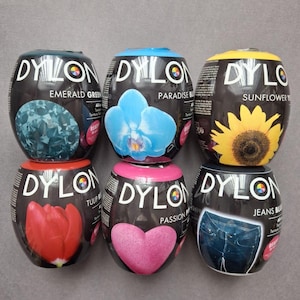 Dylon Pods textile fabric dye for washing machine use