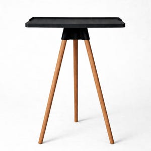 Indoor Cycling Desk: Laptop Stand, Maine Oak Legs, Home Gym image 11