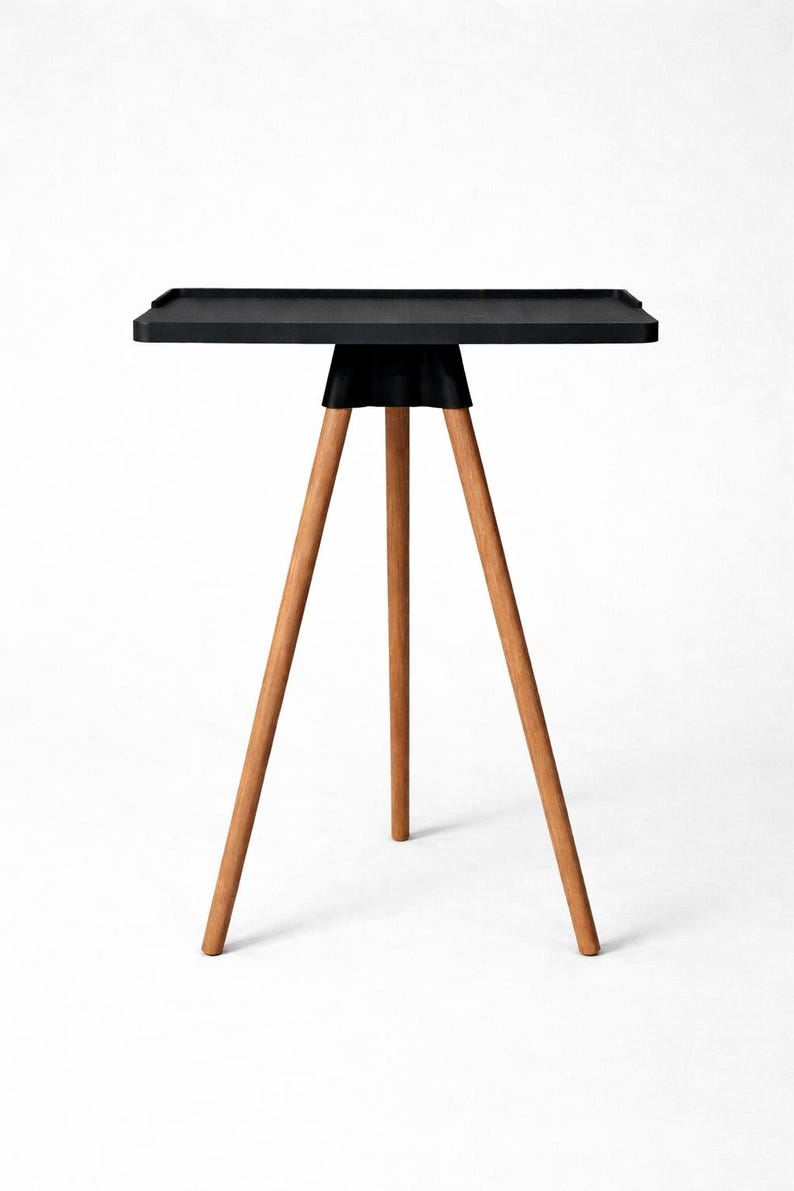 Indoor Cycling Desk: Laptop Stand, Maine Oak Legs, Home Gym image 11