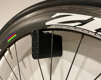 Wheel Hanger | Minimalist Zwift Trainer Wall Mount | Indoor Cycling