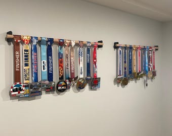 Minimalist Oak Medal Holder | Sustainable Display for Your Achievements