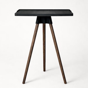 Indoor Cycling Desk: Laptop Stand, Maine Oak Legs, Home Gym image 12