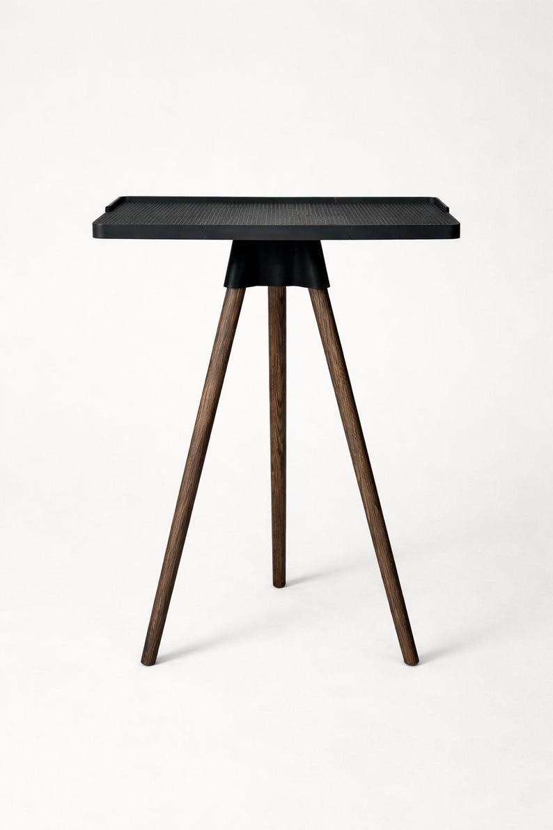 Indoor Cycling Desk: Laptop Stand, Maine Oak Legs, Home Gym image 12