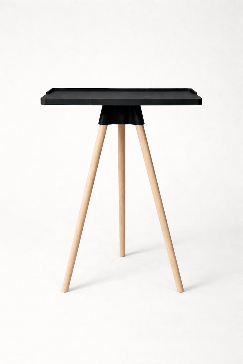 Indoor Cycling Desk: Laptop Stand, Maine Oak Legs, Home Gym image 10