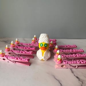 Cheer & Chill (set of 10)! cheer pins, cheer pins, cheer gift, cheerleader gift, good luck pins, cheerleading clothes pins, spirit cheer pin