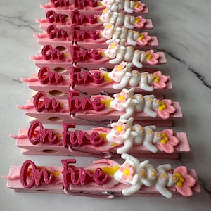 On Fire (set of 10)! cheer pins, cheer pin, cheer gift, cheerleader gift, good luck pins, cheerleading clothes pin, spirit cheer pin