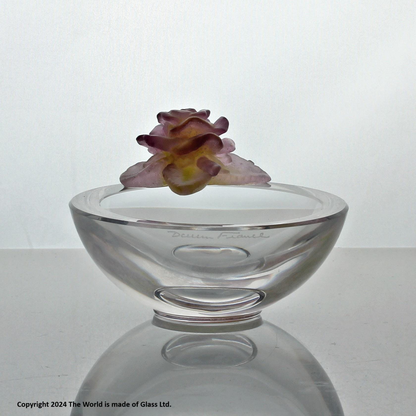 Daum Glass Bowl - Etsy