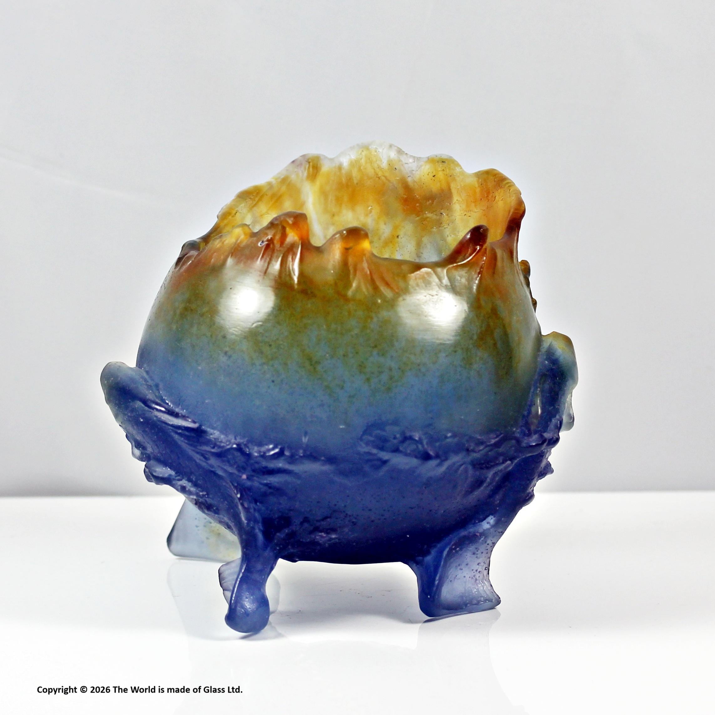 Daum Pate De Verre Bowl - Etsy