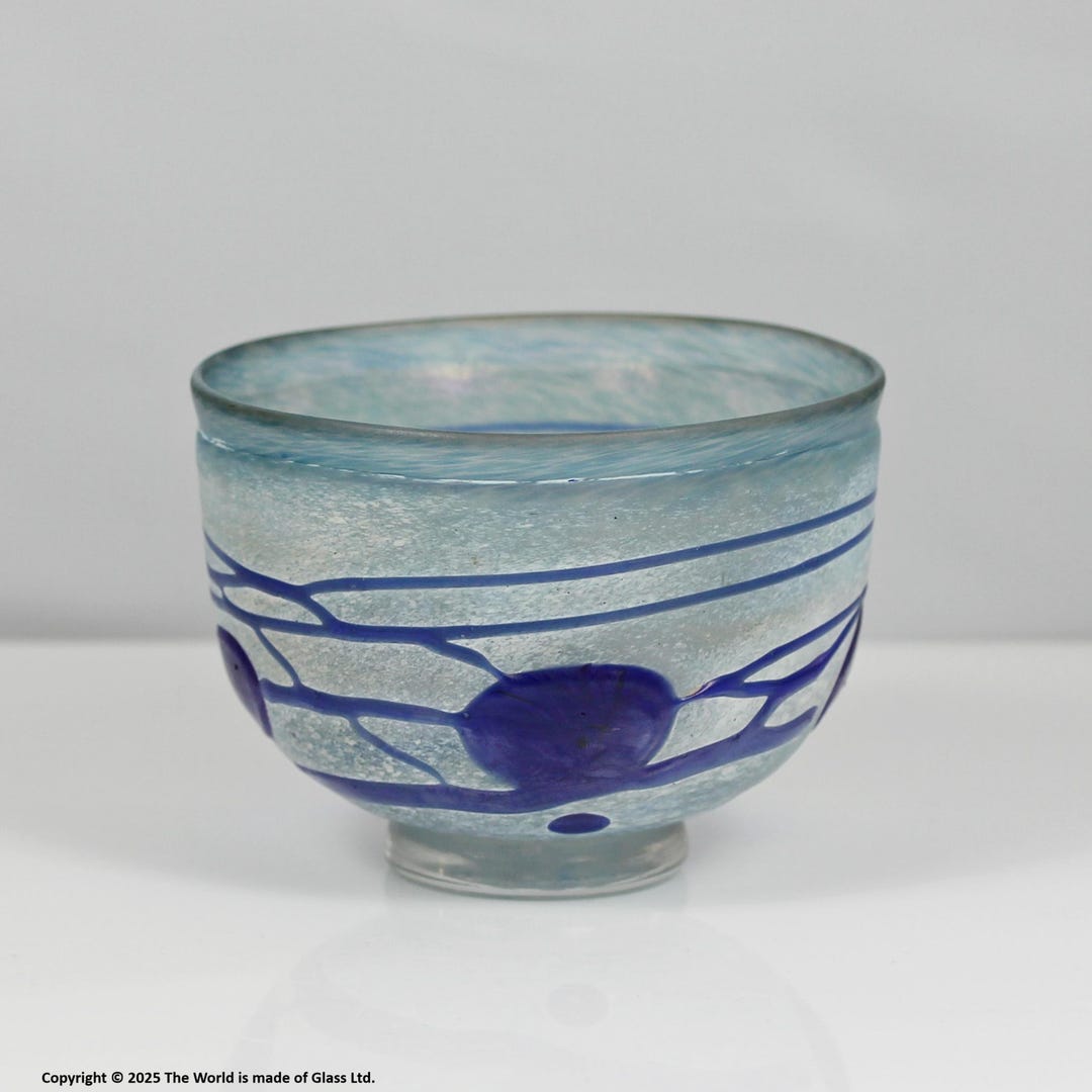 Bertil Vallien for Kosta Boda Small Blue Galaxy Bowl - Etsy Denmark