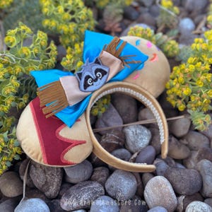 Pocahontas Inspired Mouse Ears – “Steady as the Beating Drum Edition”