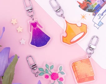 Acrylic Keychains – Sleeping Beauty Collection