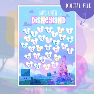 Disney Countdown Calendar - Castle Edition