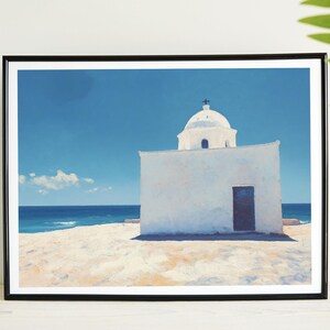 Beautiful Greece Poster, Downloadable Hi-Res Art Print, Instant Download