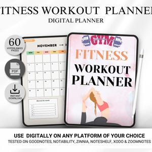 Planer ćwiczeń na siłowni: cyfrowy tracker (plik PDF do druku)