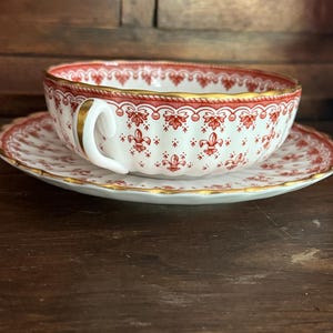 Fleur De Lys Red Spode - Etsy