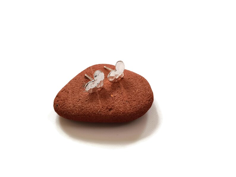 Silver Ring And Earring Everyday Ring Earring Set Sterling Silver Jewellery Set Dainty Heart Jewelry Minimalist Womens Jewelry