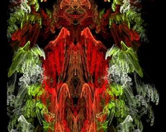 Fractal Angel Pen Blank: AI Generated Sierra Twist Pen