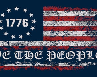 We The People 1776 Flag Bolt Action Pen Blank