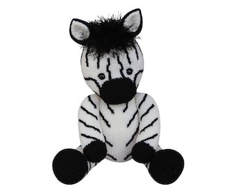 Zebra - Brei een teddybeer