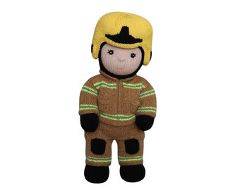 Firefighter Outfit - Knit a Teddy