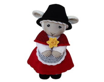 Knit a Teddy Outfit Welsh Dress
