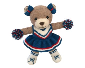 Knit a Teddy Outfit Cheerleader