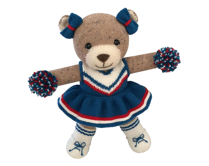 Knit a Teddy Outfit Cheerleader
