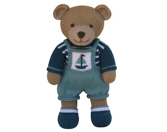 Sailboat Dungarees Outfit - Knit a Teddy