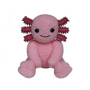 Teje un ajolote de peluche