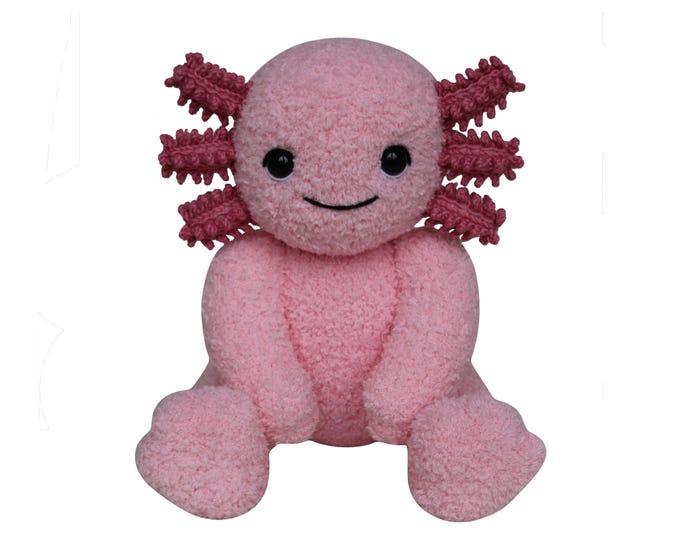 Knit a Teddy Axolotl