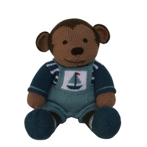 Sailboat Dungarees Outfit Knit a Teddy zdjęcie 2