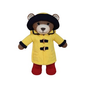 Knit a Teddy Outfit Raincoat