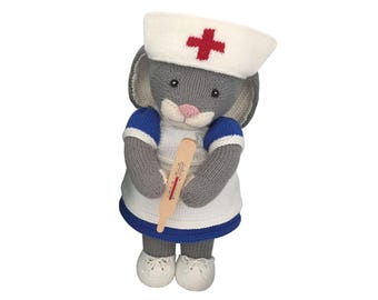 Knit a Teddy Outfit Nurse