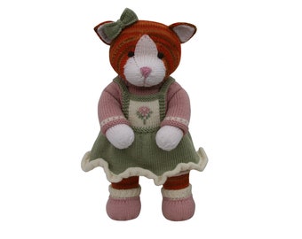 Flower Pinafore Outfit - Knit a Teddy