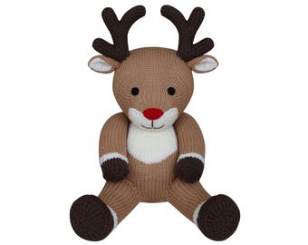 Knit a Teddy Reindeer