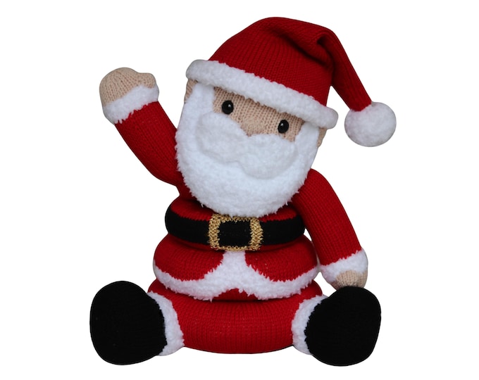 Knit a Teddy Stacking Toy Santa Claus